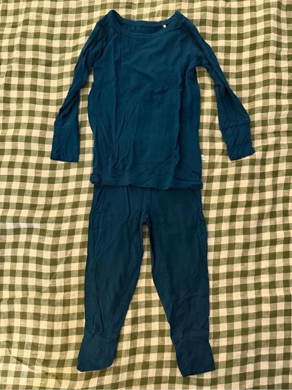 Posh Peanut Pajama Set in Deep Teal